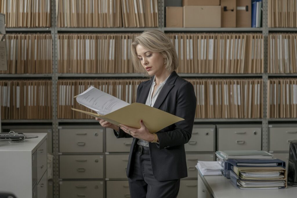 Administrador de fincas trabajando desde una segunda ubicación